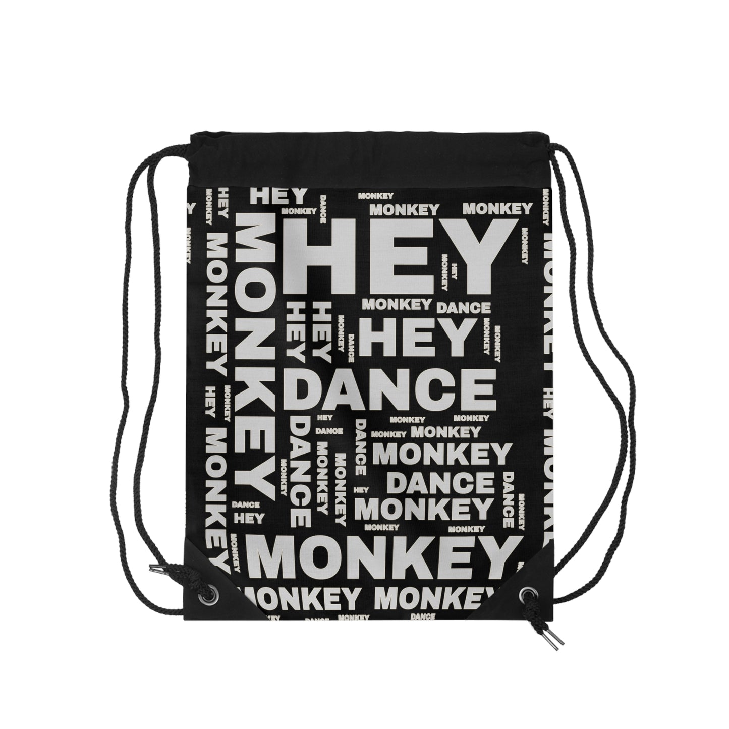 Hey Dance Monkey Premium Drawstring Bag, Reusable Gift Bag