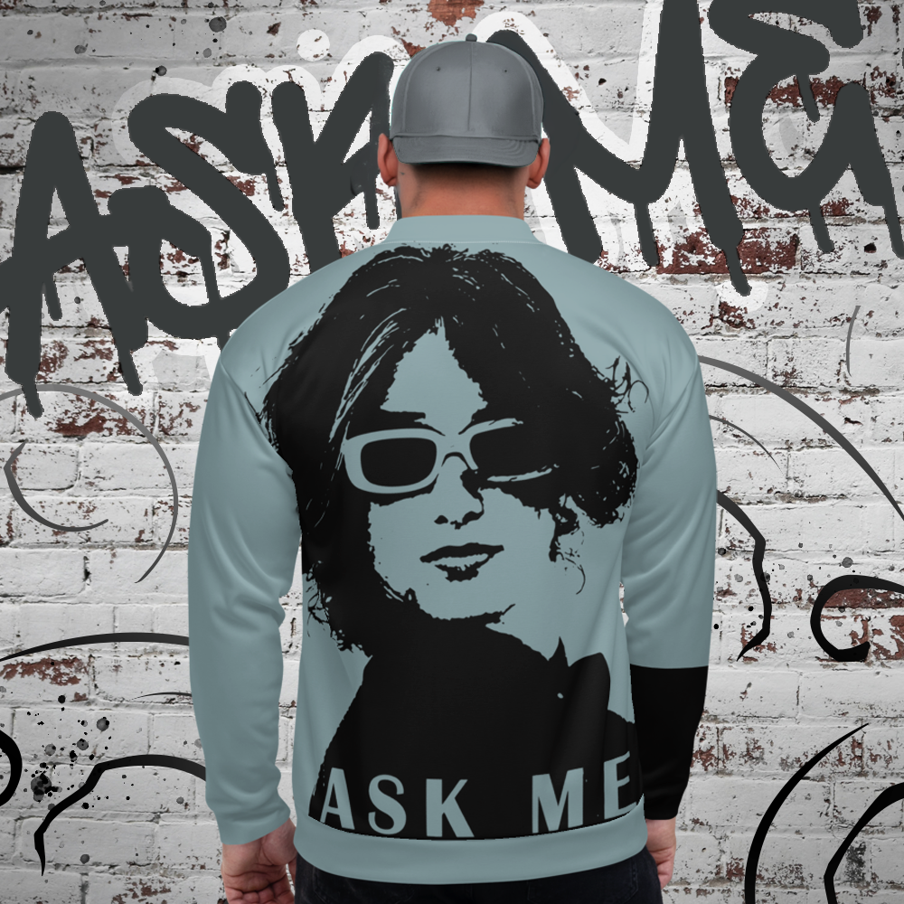 Ask Me Unisex Bomber Jacket