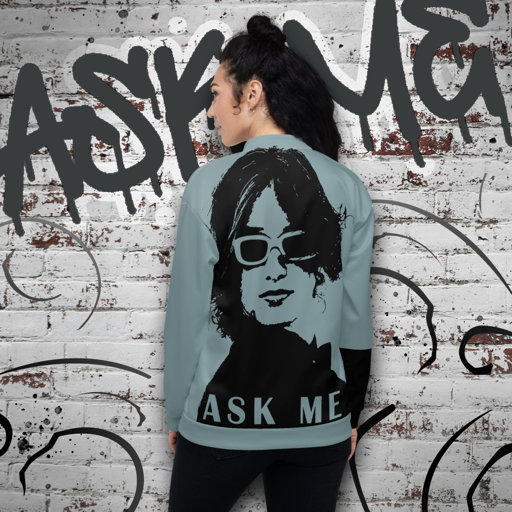 Ask Me Unisex Bomber Jacket