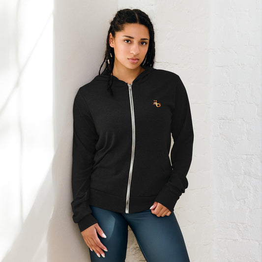 KCL-Unisex Triblend Lightweight Zip Hoodie